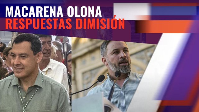 Macarena Olona abandona la política. Santiago Abascal y Moreno Bonilla le desean una pronta recuperación