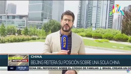 China reitera su posición respecto a región de Taiwán