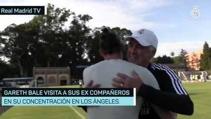 Скачать видео: El reencuentro de Bale con sus excompañeros del Real Madrid