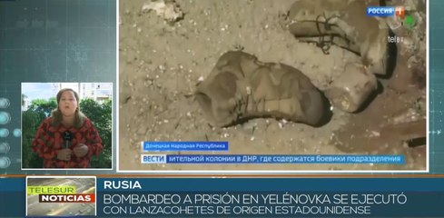 Ejército ucraniano bombardea centro carcelario en poblado de Yelénovka