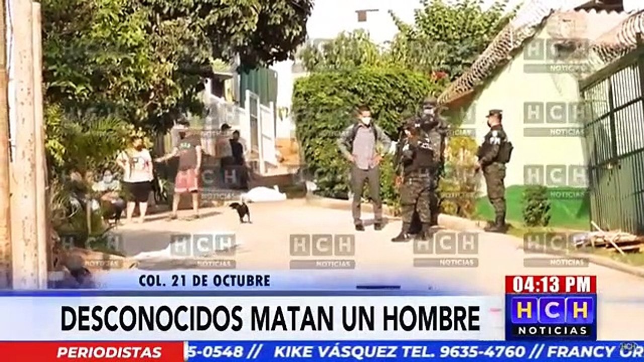 Sicarios acribillan a una persona en la col. 21 de Octubre de la capital