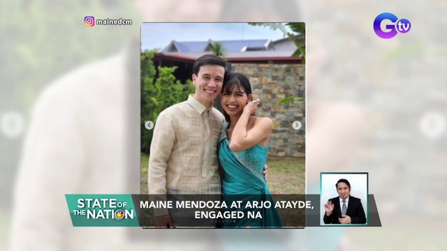 Maine Mendoza at Arjo Atayde, engaged na | SONA
