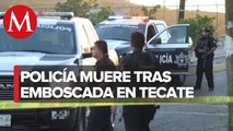 Hombres armados emboscaron a 2 policías en el municipio de Tecate