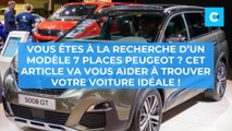Peugeot 7 places : bien choisir