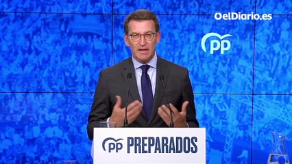 Feijóo asegura que la de los ERE es “la mayor corrupción de la historia” pero que no la va a usar contra el PSOE