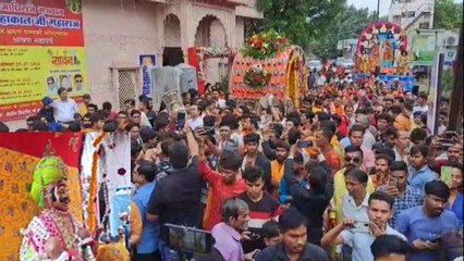 उज्जैन की शाही पालकी के तर्ज पर राजनांदगांव में निकली पालकी यात्रा,भक्ति गीतों में झूमते रहे शिवभक्त