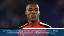 Bayern verpflichtet 17-Jährigen Mathys Tel