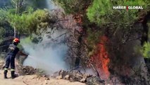 Yunanistan alev alev! Yangın Türkiye sınırına dayandı