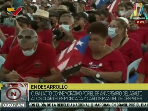 Cuba conmemora el sexagésimo noveno aniversario del asalto al cuartel Moncada