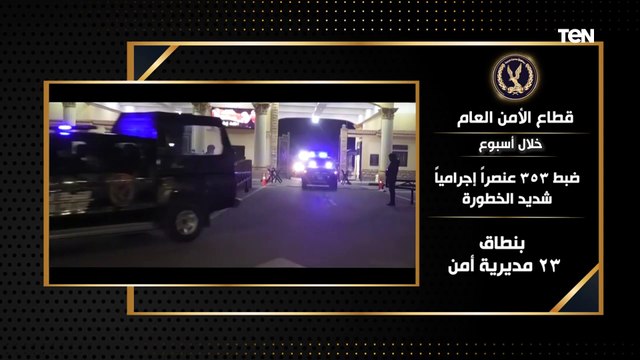 ضبط 353 عنصرا إجراميا شديد الخطورة ضمن جهود أجهزة وزارة الداخلية على مستوى الجمهورية خلال أسبوع