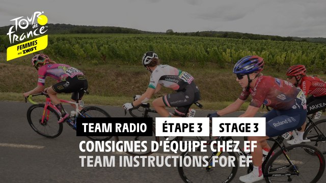 Team Radio - Consignes d'équipe chez EF / Team instructions for EF - Étape 3 / Stage 3 - #TDFF2022