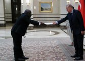 Sudan'ın Ankara Büyükelçisi Eltayeb ve Vatikan'ın Ankara Büyükelçisi Solczynski Cumhurbaşkanı Erdoğan'a güven mektubu sundu