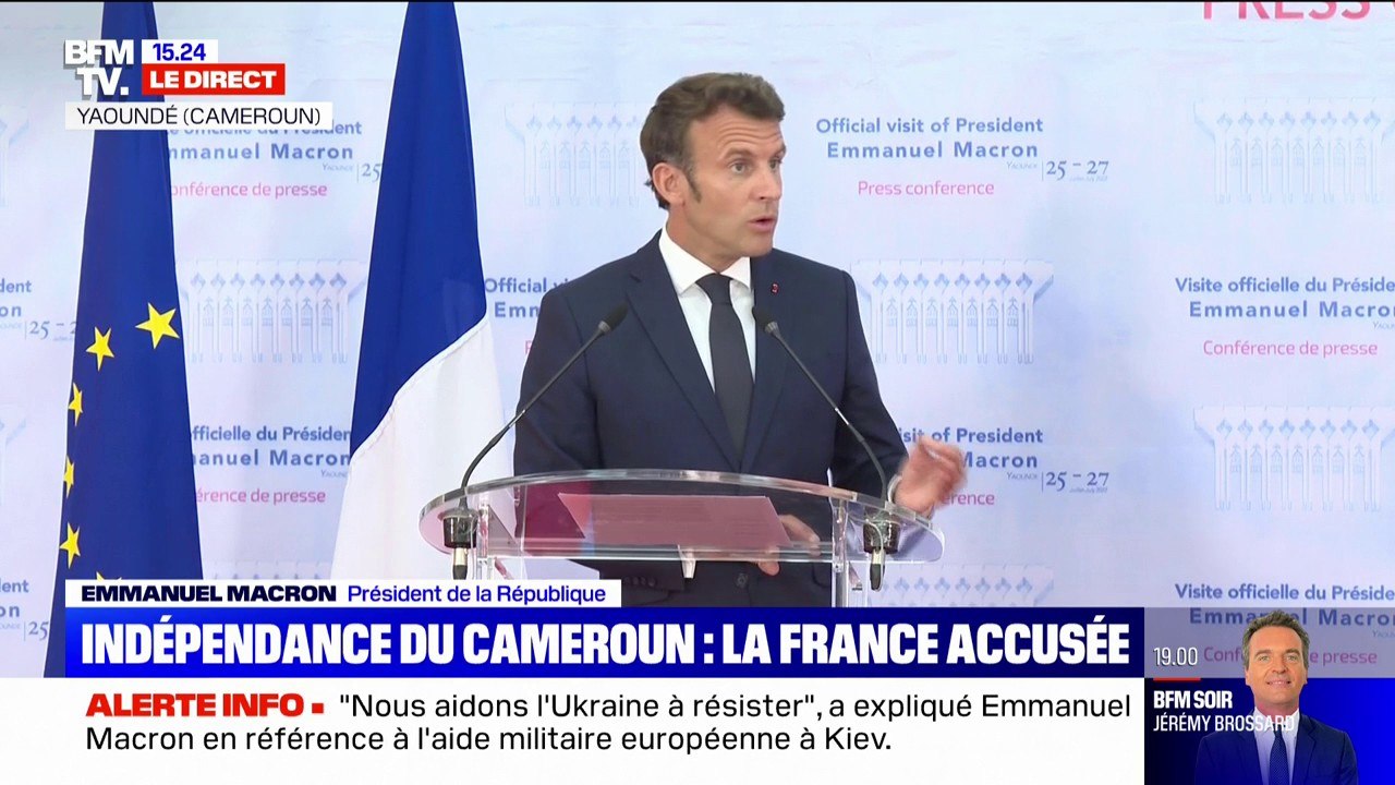 Exactions lors de la guerre d'indépendance du Cameroun: Emmanuel Macron va ouvrir les archives à un groupe d'historiens pour "qualifier très précisément les choses"