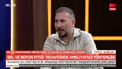 Önce Sağlık – Fatih Kırar | 26 Temmuz 2022