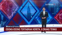 Odong-odong Tertabrak Kereta di Serang, 9 Orang Tewas