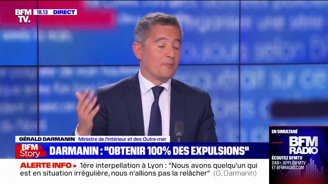 Gérald Darmanin: J'assume le rétablissement d'une forme de double peine