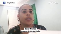 Saily Nuñez esposa de Maikel Puig, actualiza el delicado estado de salud del preso político.