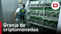 Guardia Civil desactiva la mayor granja de criptomonedas hallada en Sevilla