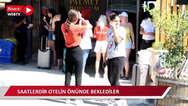 Otel mühürlendi yüzlerce turist sokakta kaldı