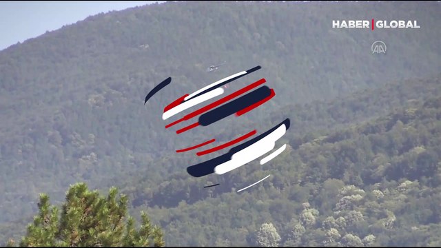 Bursa Uludağ eteklerinde yangın