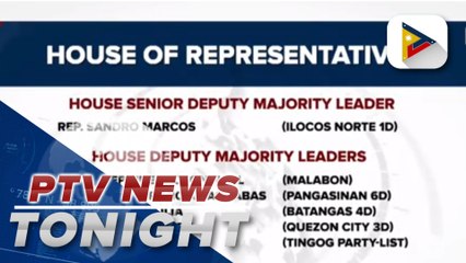 Rep. Sandro Marcos chosen senior deputy majority leader, Rep. Libanan wins as minority leader