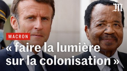 Emmanuel Macron en visite au Cameroun