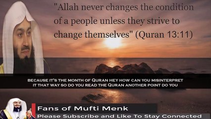Motivations For A Positive Change _  Mufti Menk