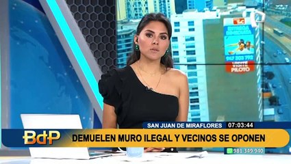 Municipio de SJM destruye muro informal que impedía paso peatonal