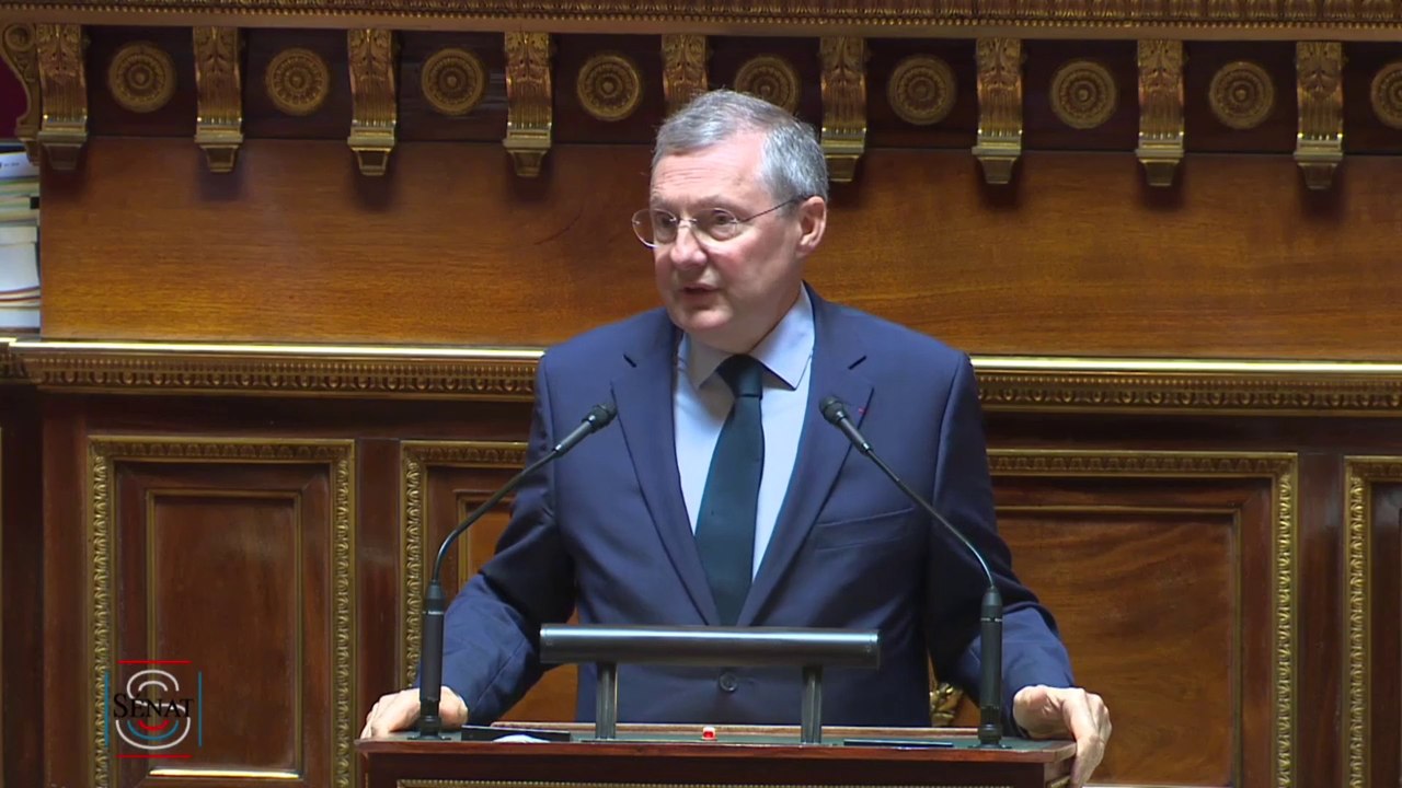 Philippe Bas, rapporteur du texte, résume le "b...