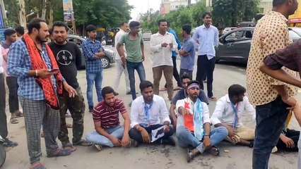 Protest against the arrest of Rahul Gandhi