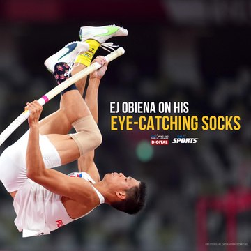 EJ Obiena on his eye-catching socks GMA Sports PH