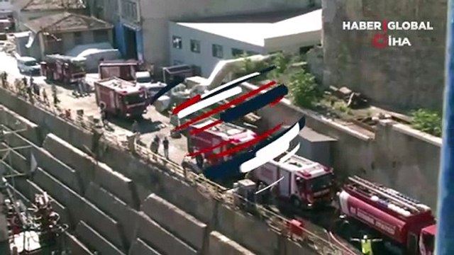 Tarihi Haliç Tersanesi'nde yangın!