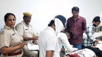 Young man working in shop shot, admitted in critical condition