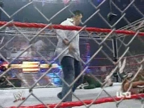 HBK vs. the spirit squad (cage) (part 2 of 2)