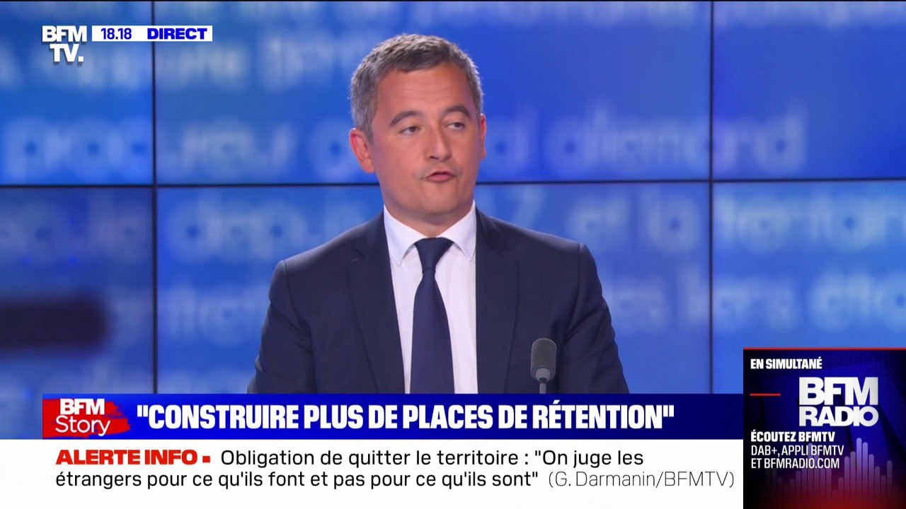 L'expulsion des "délinquants étrangers" est "une politique de bon sens", selon Gérald Darmanin