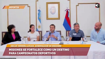 Misiones se fortalece como un destino para campeonatos deportivos