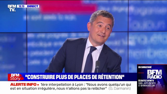Gérald Darmanin: Au premier semestre, nous avons réussi à expulser 9850 personnes, à peu près
