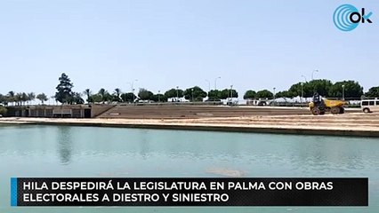 Hila despedirá la legislatura en Palma con obras electorales a diestro y siniestro