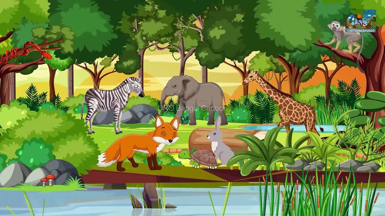 শেয়ালের বিচার Baby Bangla Cartoon  -  Bangla Fairy Tales - Fox Justice