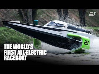 El primer bote de carreras totalmente eléctrico del mundo | E1 Series