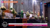 Laura Zapata desmiente pleito con Thalía tras muerte de su abuelita