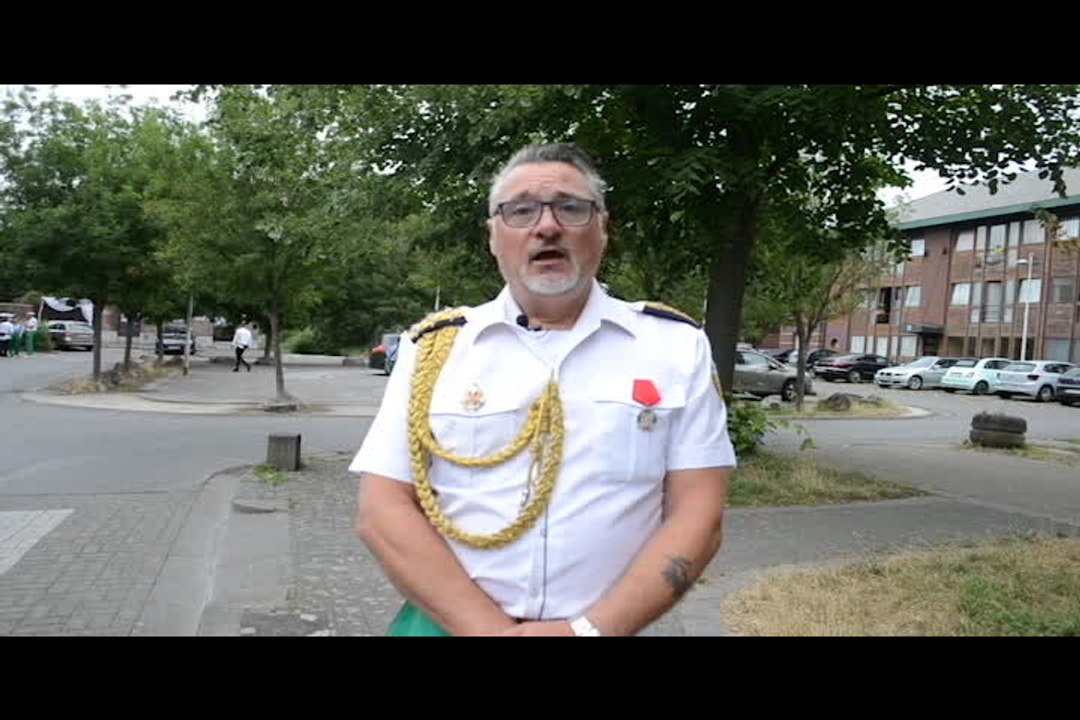 La Madeleine à Jumet: un drapeau noué aux couleurs de l’Ukraine pour les Marins russes