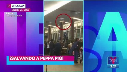 VIDEO: Argentinos y uruguayos se unen para rescatar un globo