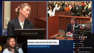 Johnny Depp Lawyer Grills Amber Heard on ZERO Evidence _ Asmongold Reacts to Trial
