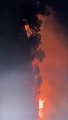 Incendio a Cir: fiamme nel bosco e vicino ad aziende e vigneti