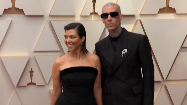 Kourtney Kardashian & Travis Barker Make Out On The Beach At Resort Where They Got Engaged