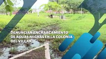 Denuncian encharcamiento de aguas negras en colonia Del Villar | CPS Noticias Puerto Vallarta