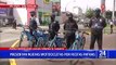 Municipalidad de San Miguel presenta nuevas motocicletas para luchar contra la delincuencia