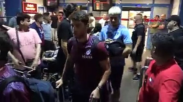 Trabzonspor kafilesi yurda döndü