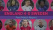 England 4-0 Sweden - Fast Match Report